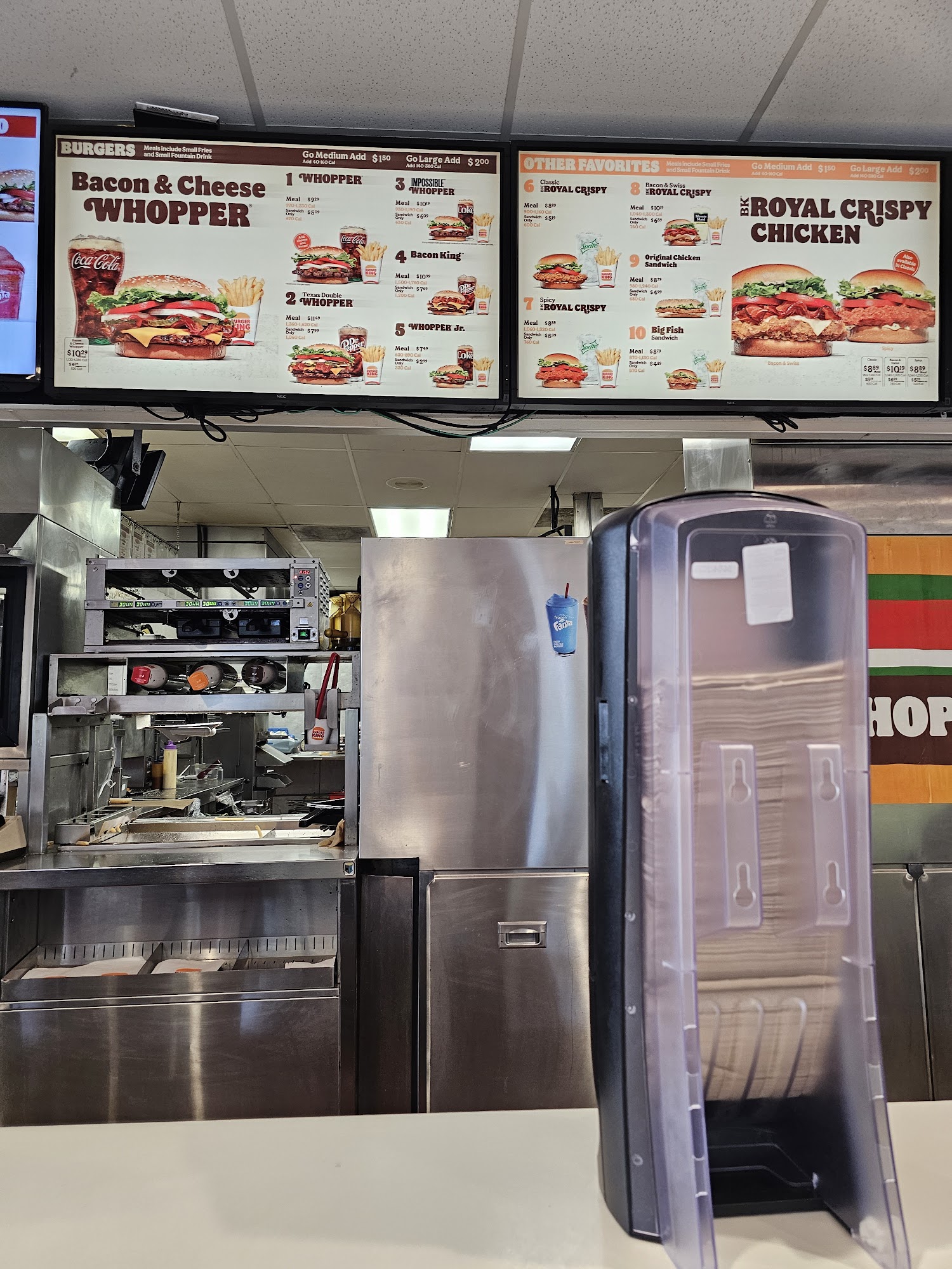 Burger King Menu