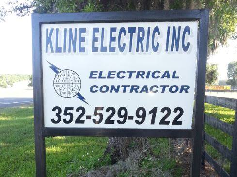Kline Electric Inc 1651 SE 140 Terrace, Morriston Florida 32668