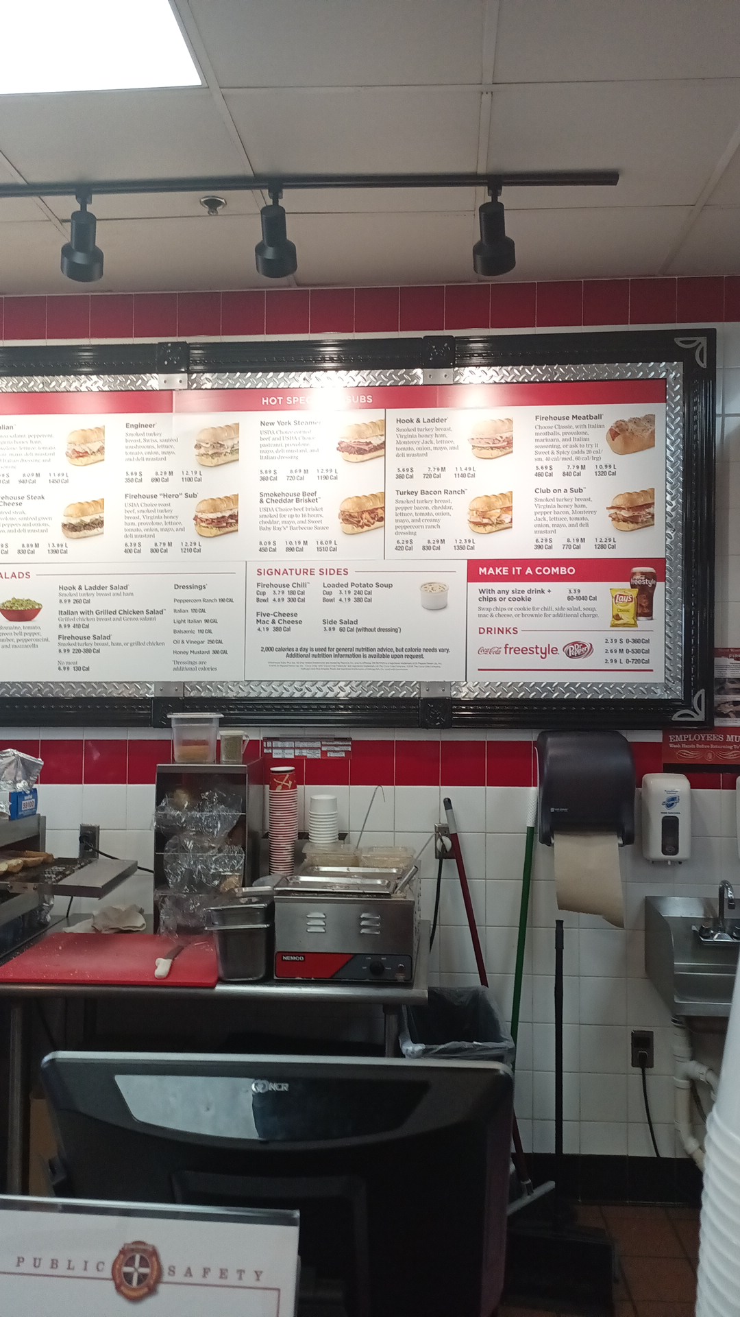 Firehouse Subs Navarre Menu