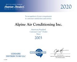 Alpine Air Conditioning, Inc.