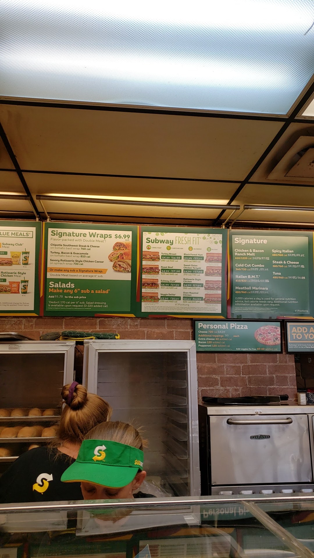 Subway Menu