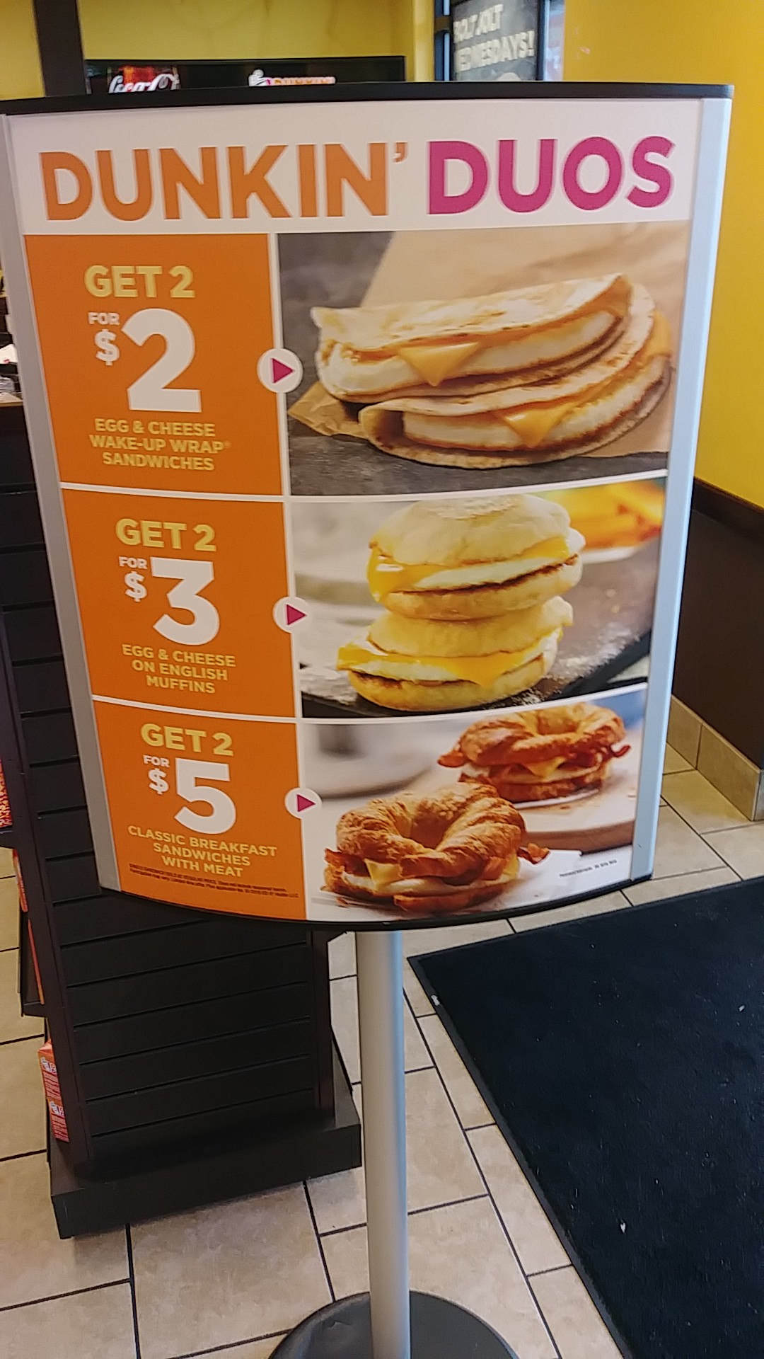 Dunkin' Menu