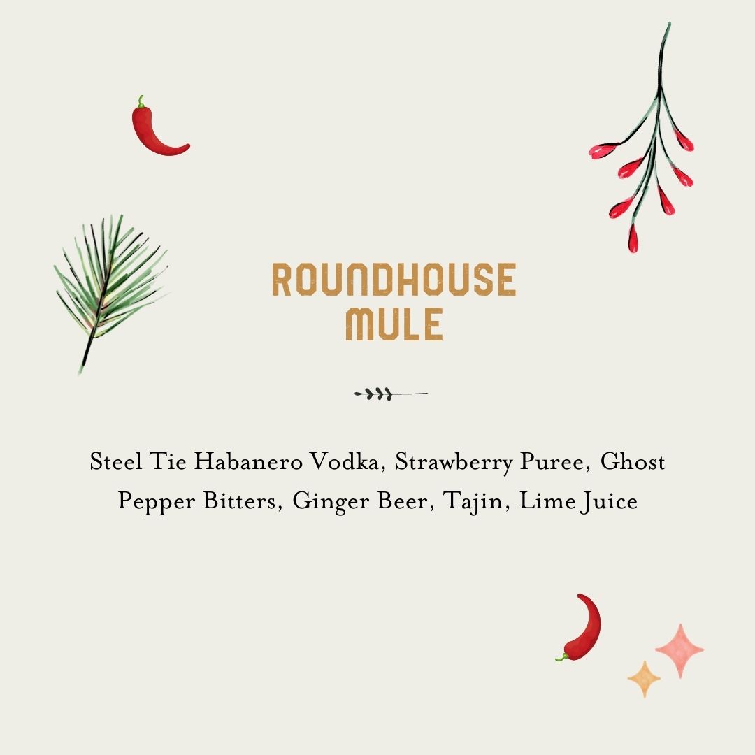 Steel Tie Spirits Co. Menu