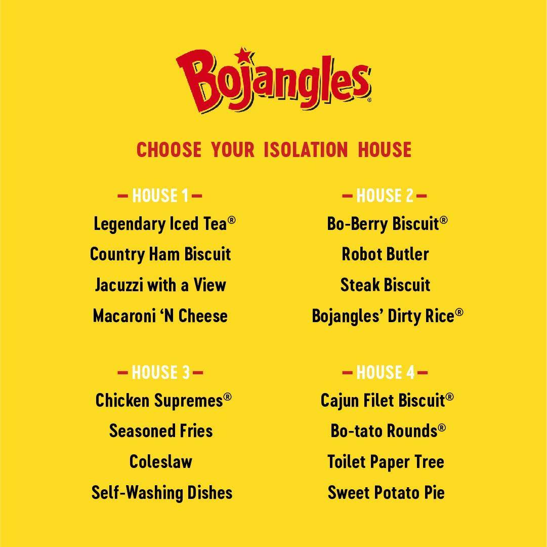 Bojangles Menu