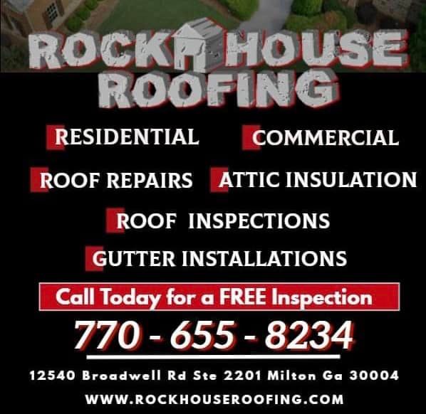 Rock House Roofing 12540 Broadwell Rd Ste 2201, Milton Georgia 30004