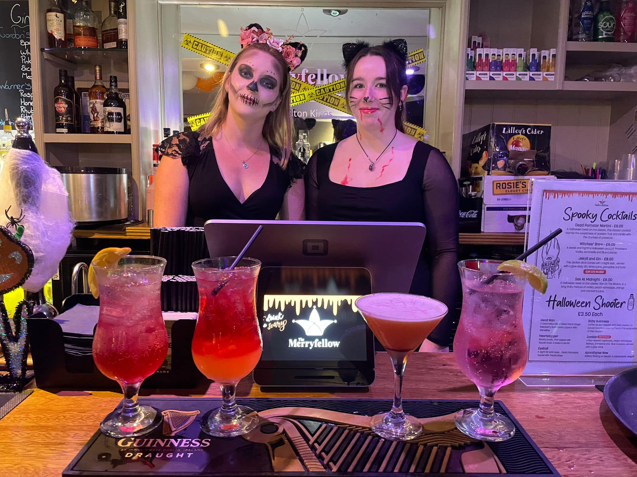 The Merryfellow Inn Menu