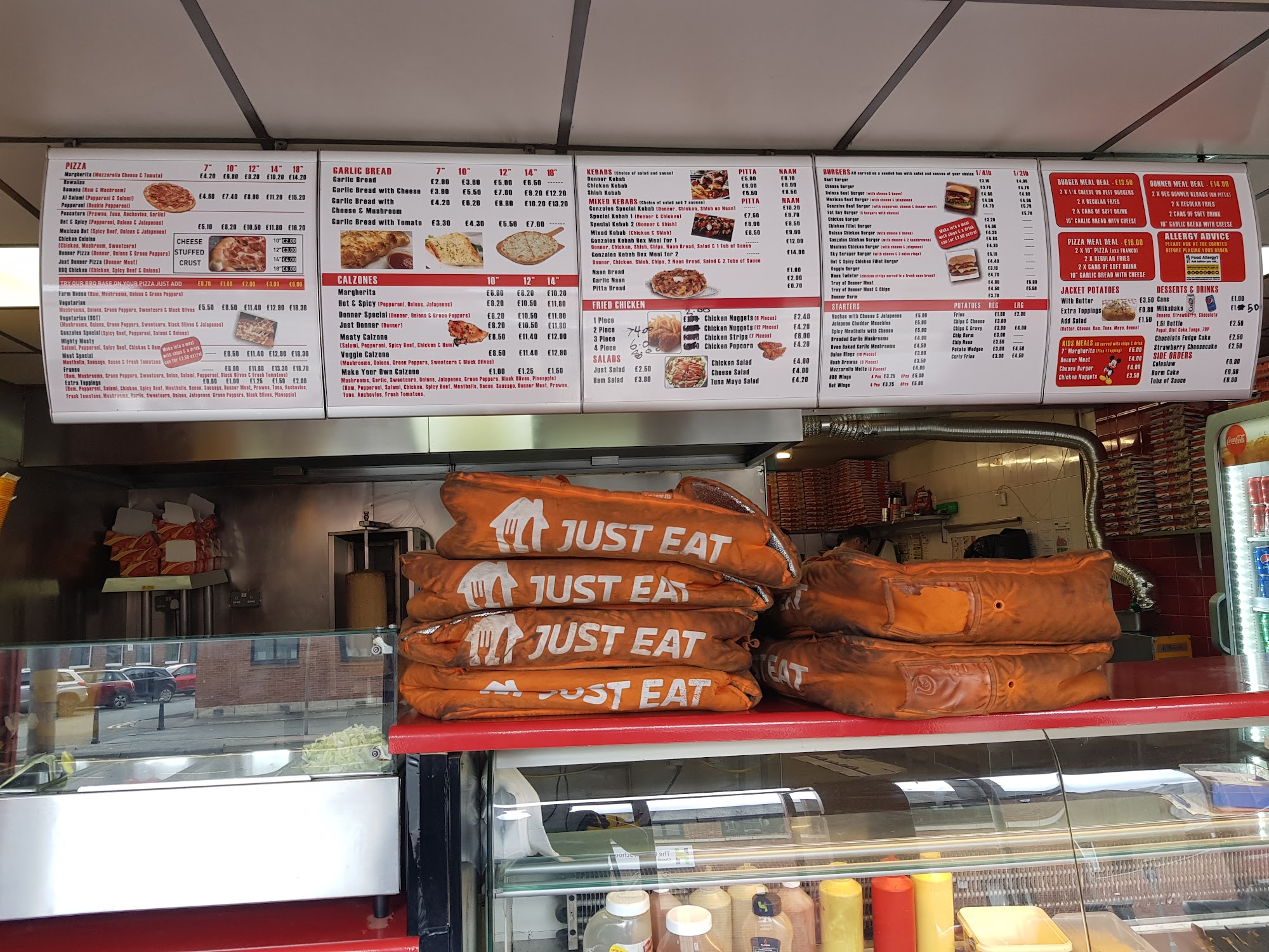 Speedy Gonzales Menu