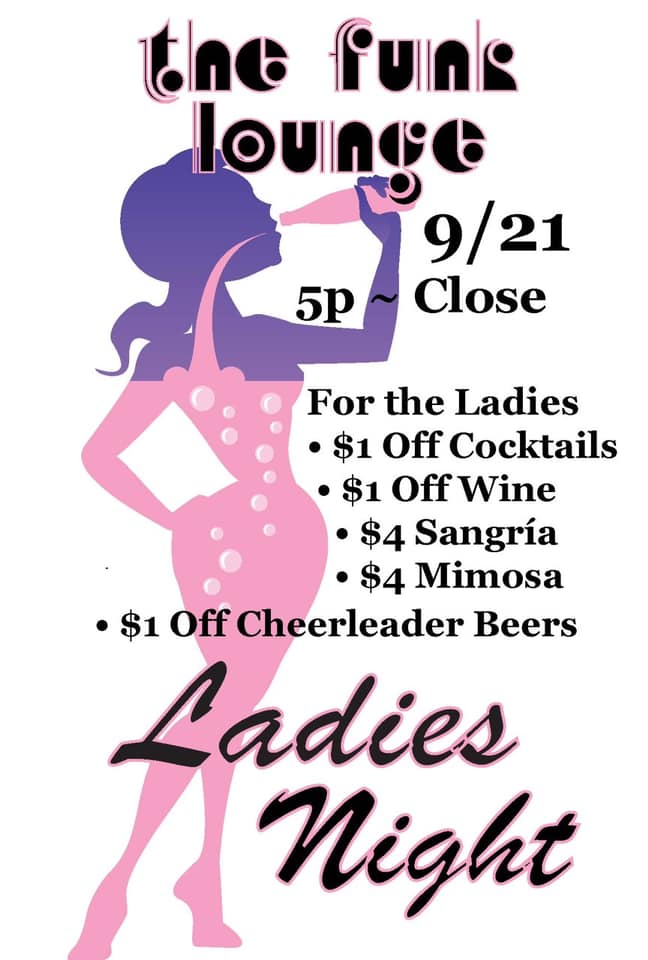 The Funk Lounge Menu