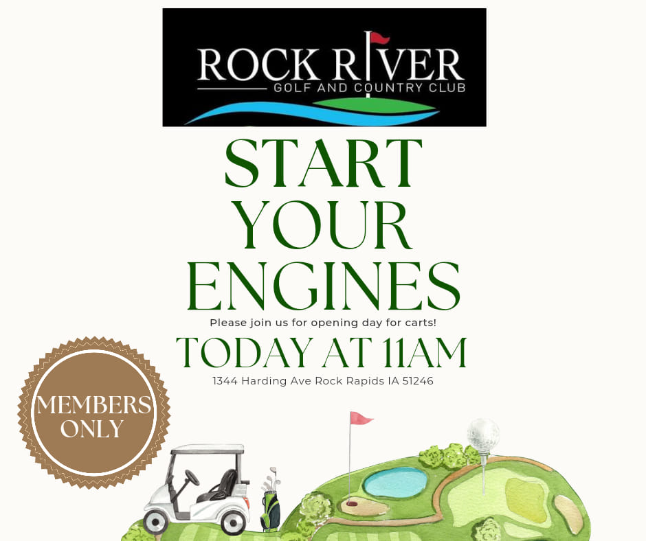 Rock River Golf & Country Club 1344 N Union St, Rock Rapids Iowa 51246