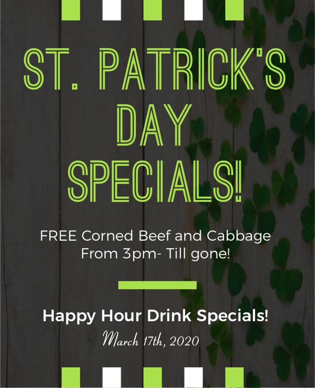 Outlaws & Angels Menu