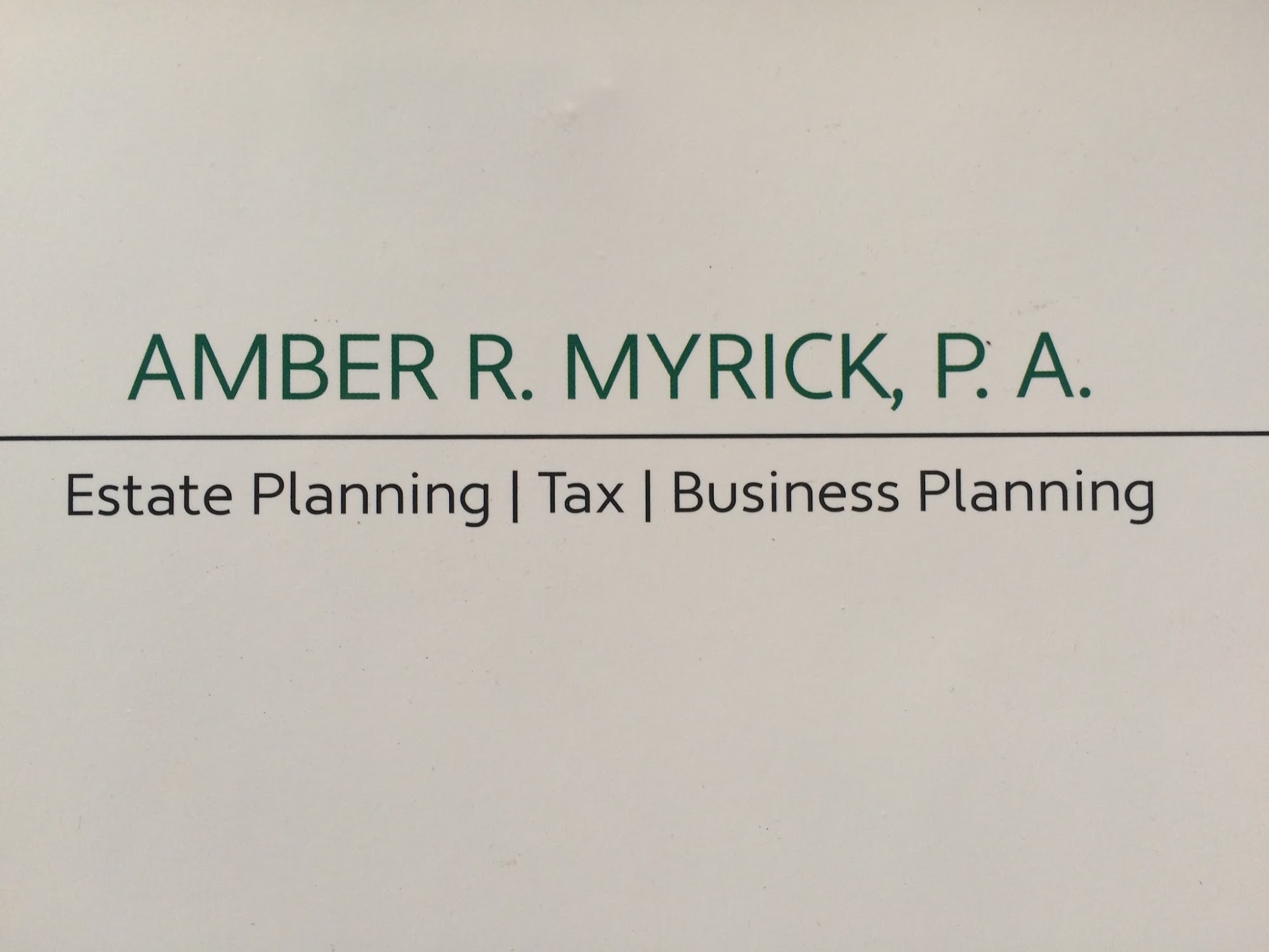 Amber R. Myrick, P.A.