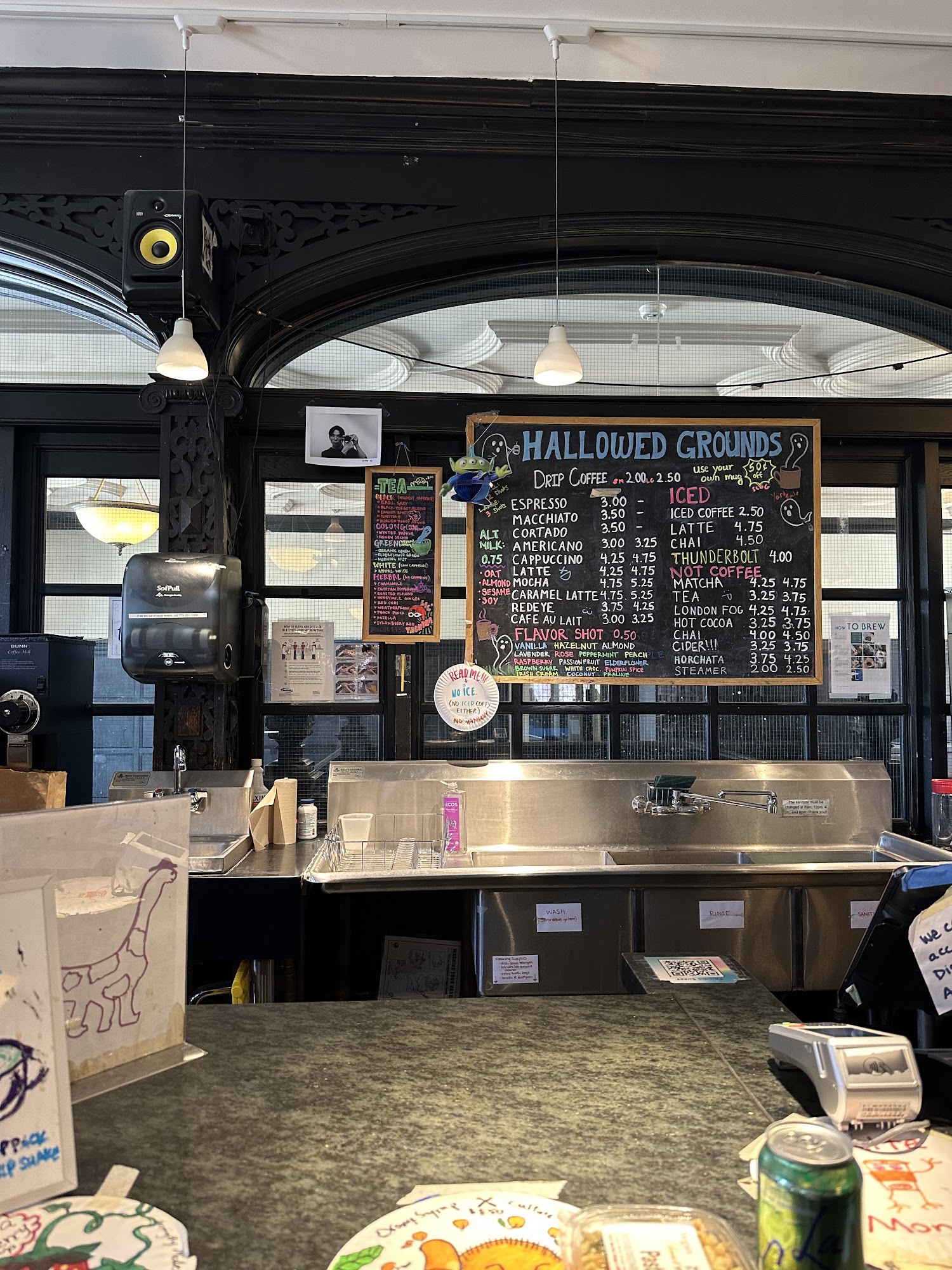 Hallowed Grounds Menu