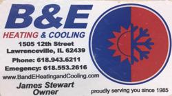 B & E Heating & Cooling Inc