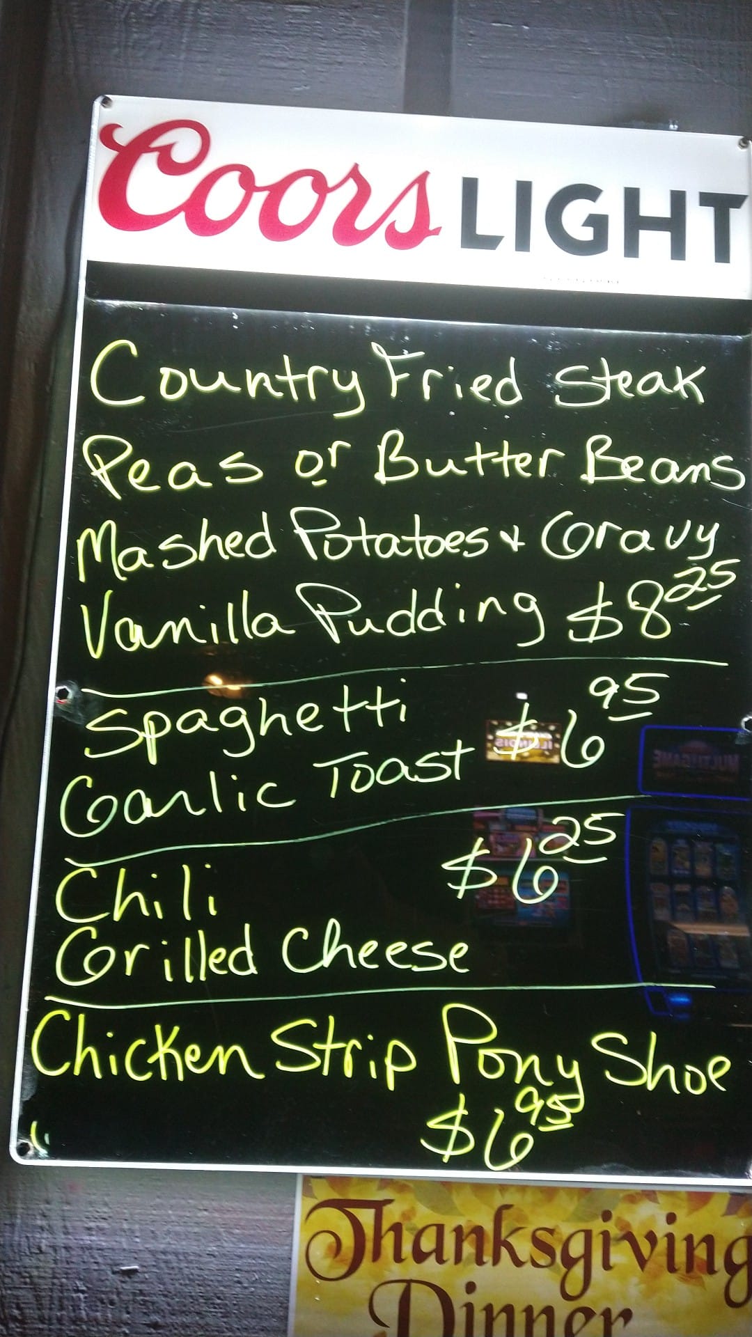 Mendon's Diner & Tap Menu