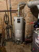 Vertical Plumbing drains and water heaters