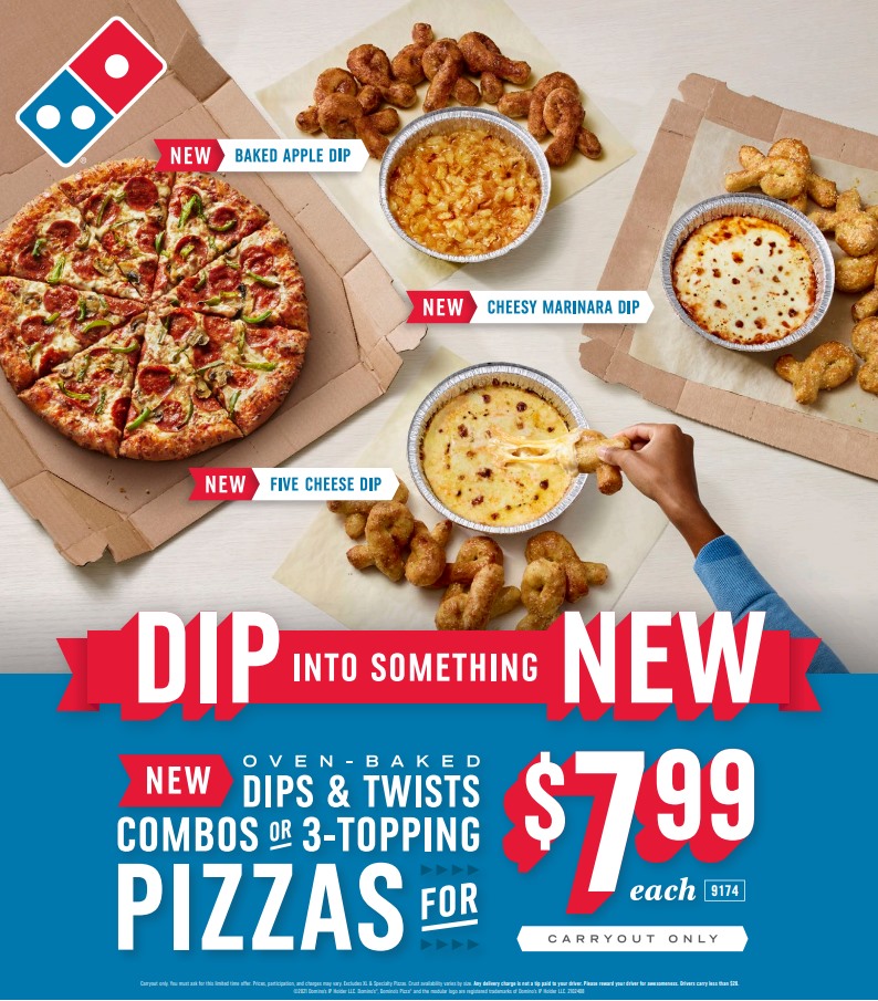 Domino's Pizza Menu