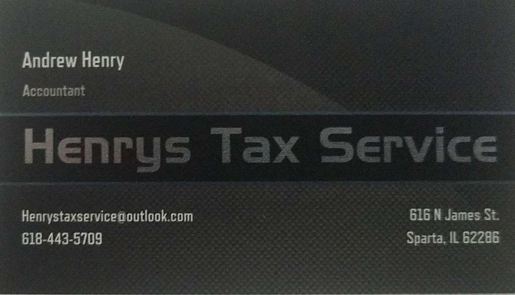 Henrys Tax Service 616 N James St, Sparta Illinois 62286