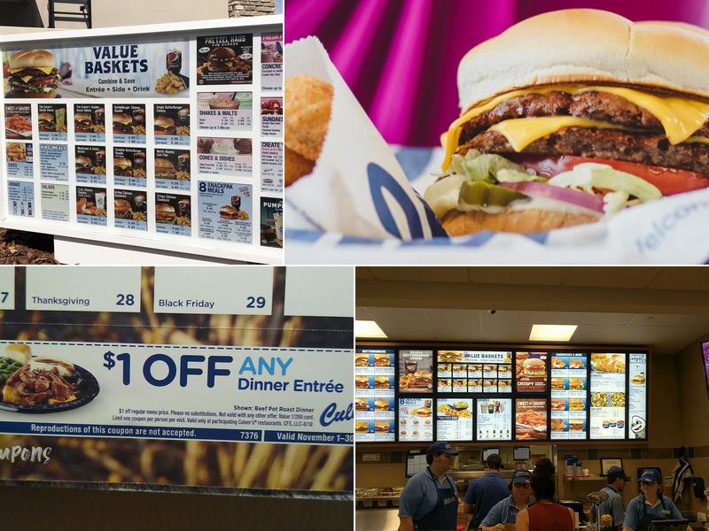 Culver’s Menu