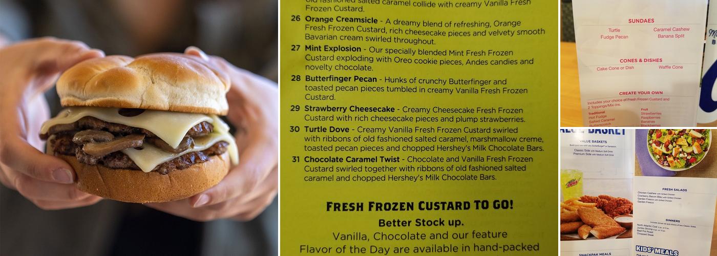 Culver’s Menu