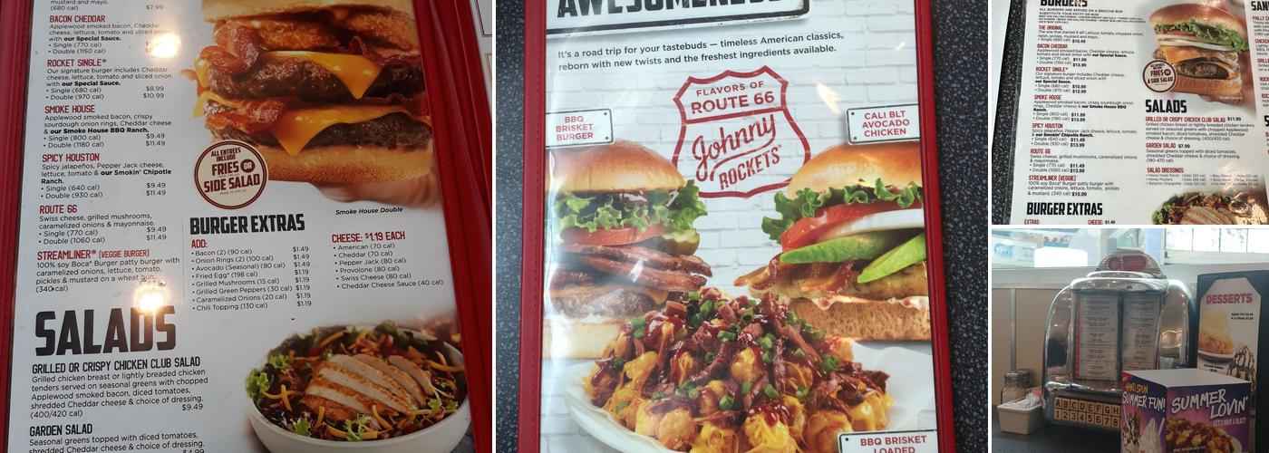 Johnny Rockets Menu