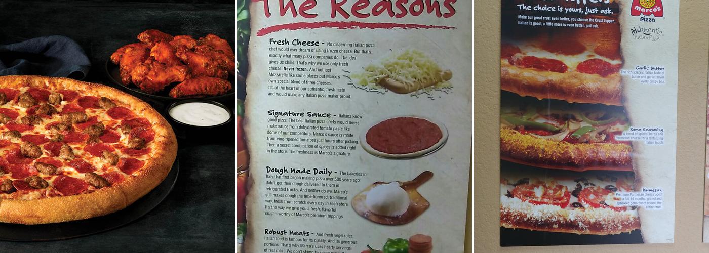 Marco's Pizza Menu