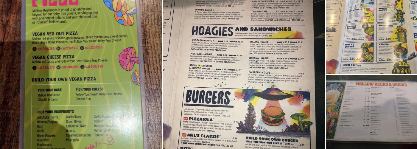 Mellow Mushroom Brandon Menu