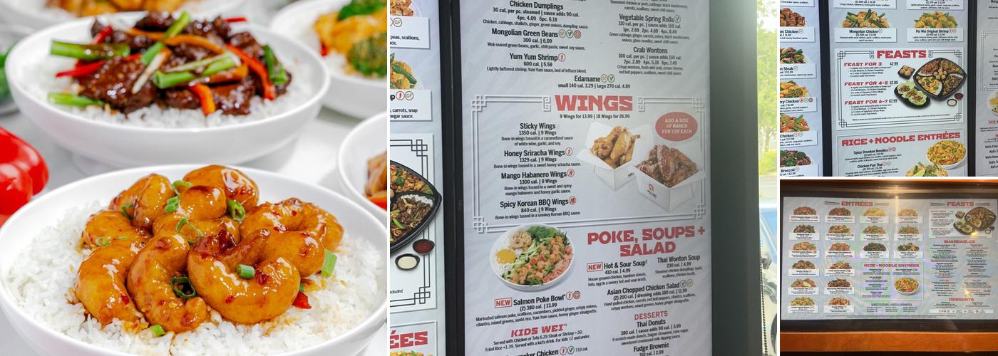 Pei Wei Asian Kitchen Menu