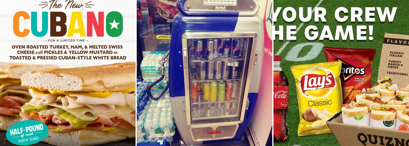 Quiznos Menu