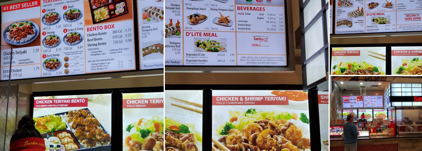 Sarku Japan Menu