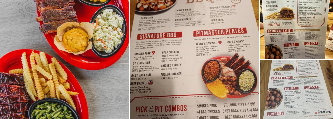 Sonny's BBQ Menu