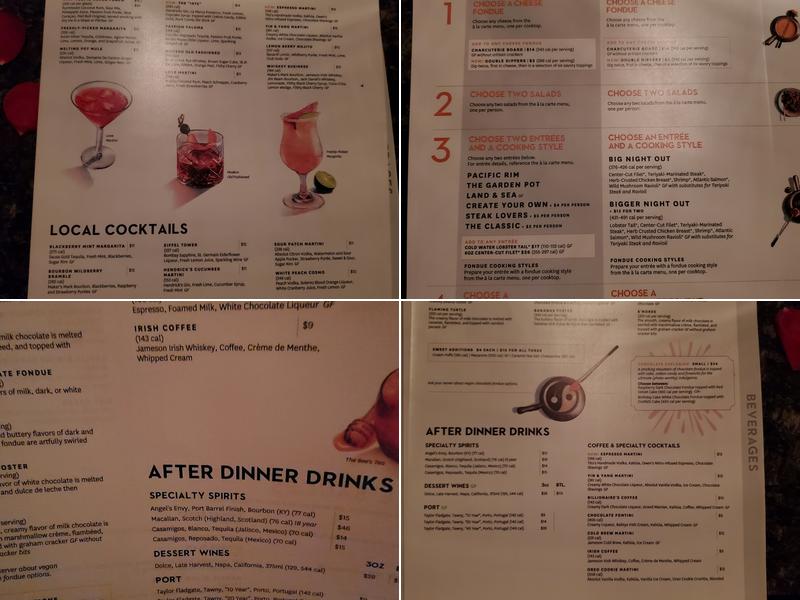 The Melting Pot Menu