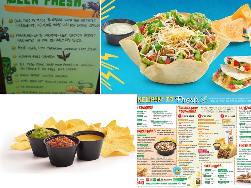 Tijuana Flats Menu