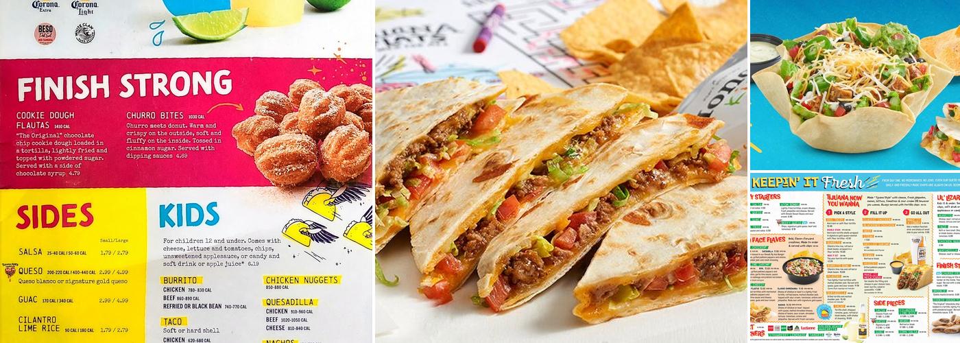 Tijuana Flats Menu