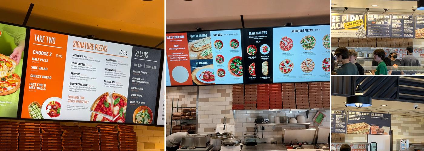 Blaze Pizza Menu