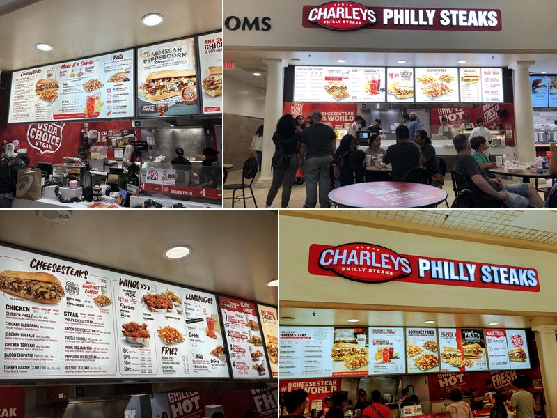 Charleys Cheesesteaks Menu