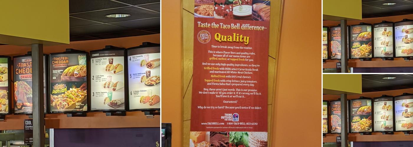 Taco Bell Menu