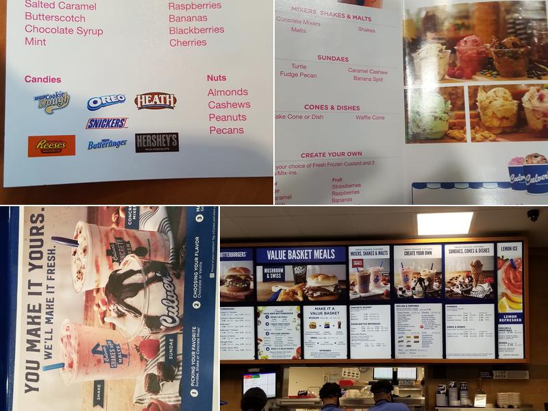Culver’s Menu