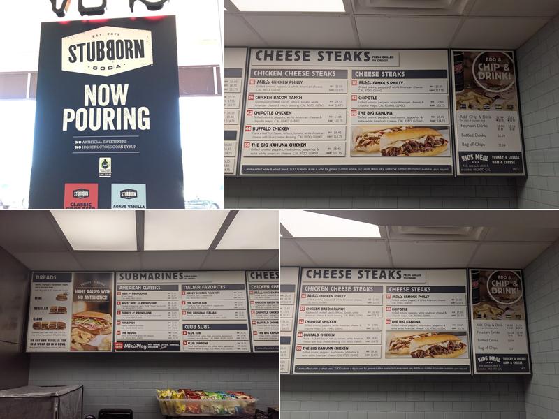 Jersey Mike's Subs Menu