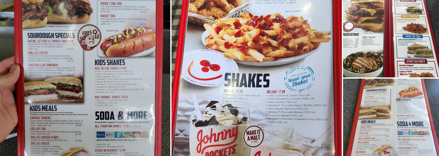 Johnny Rockets Menu