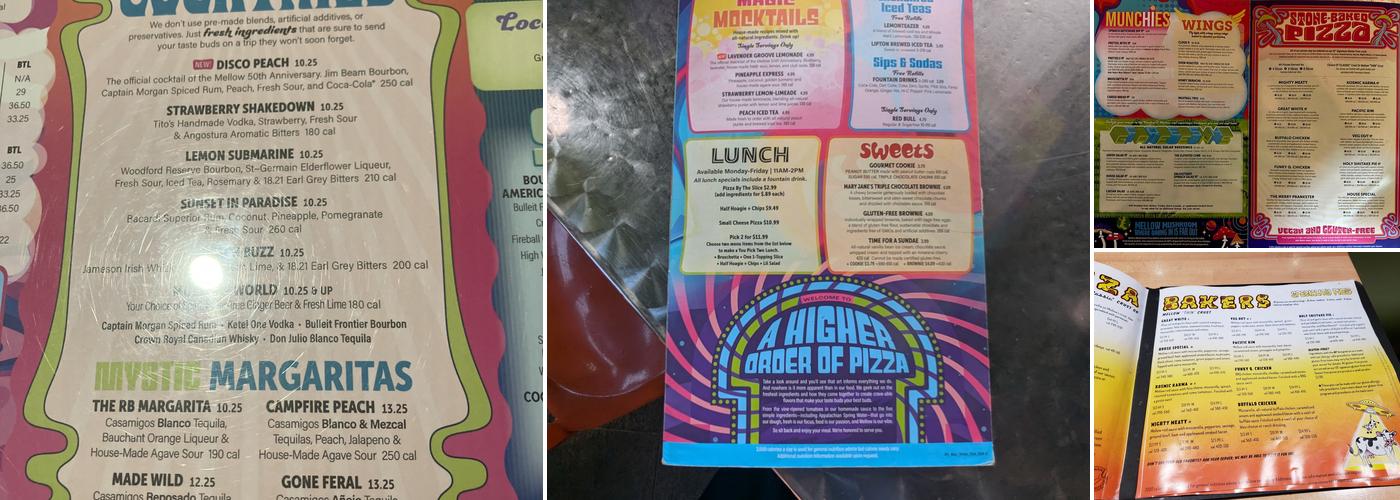 Mellow Mushroom Winter Park Menu