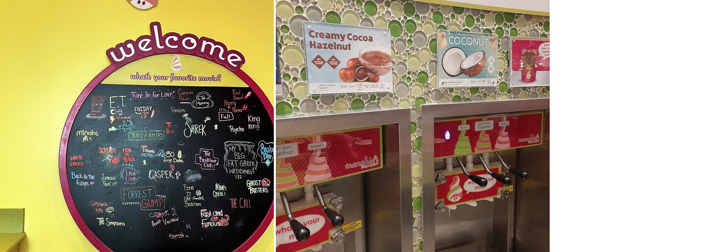 Menchie's frozen yogurt Menu