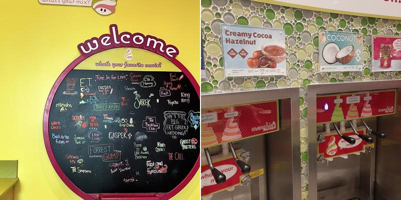 Menchie's frozen yogurt Menu