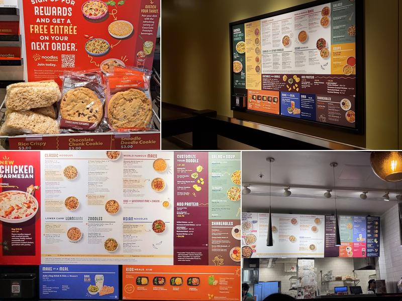 Noodles and Company Menu