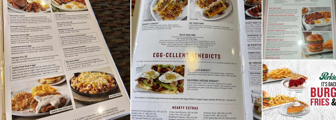 Perkins Restaurant & Bakery Menu