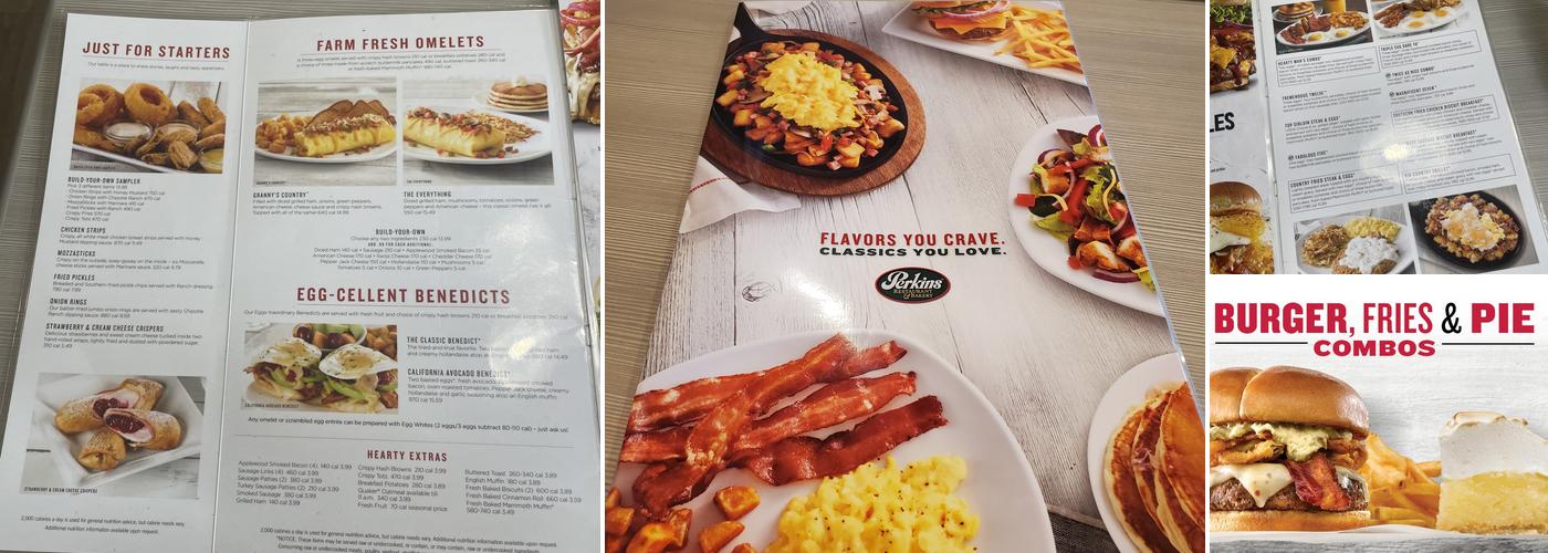 Perkins Restaurant & Bakery Menu