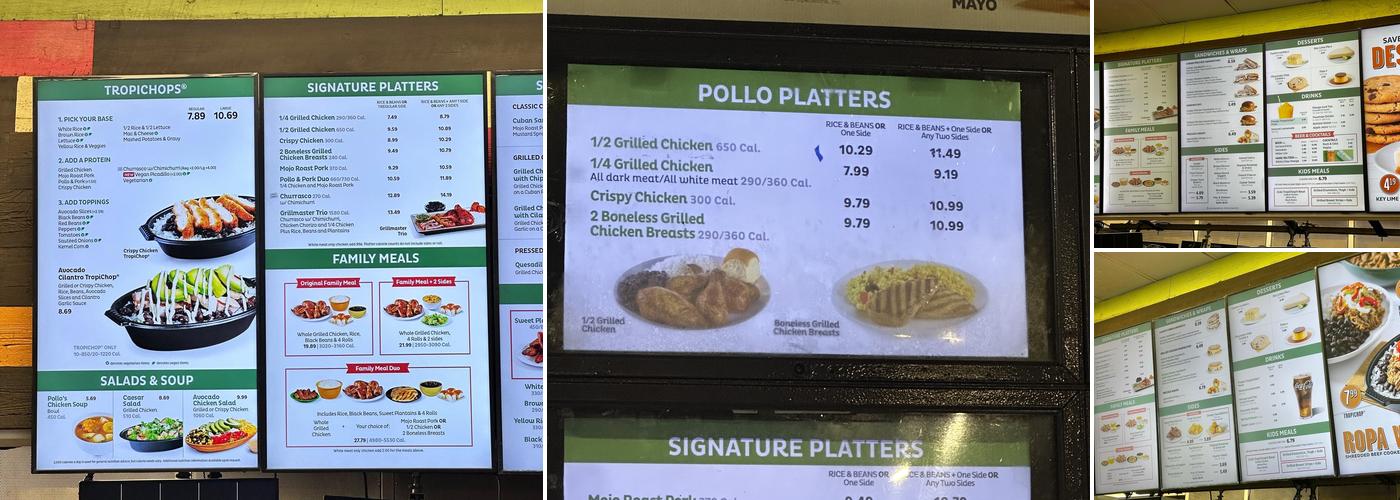 Pollo Tropical Menu
