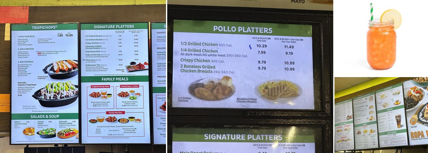 Pollo Tropical Menu