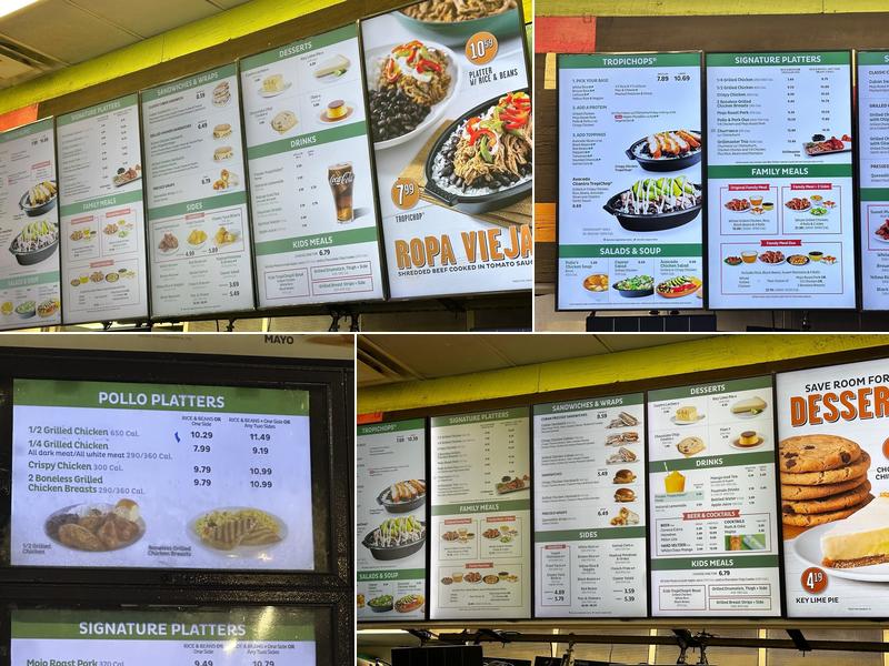 Pollo Tropical Menu
