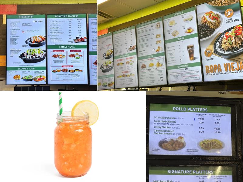 Pollo Tropical Menu