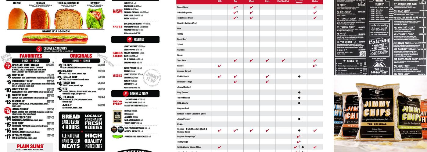 Jimmy John's Menu